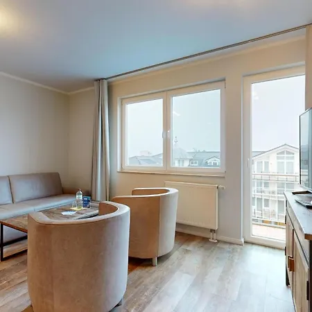 Strandnahe Mit Balkon, Residenz Bel Vital 42, Apartman Binz