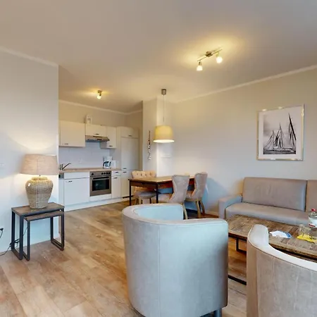 公寓 Strandnahe Mit Balkon, Residenz Bel Vital 42, 宾茨