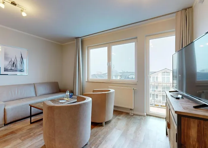 Strandnahe Mit Balkon, Residenz Bel Vital 42, Apartament Binz