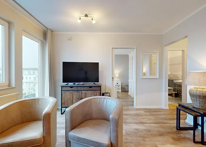 Strandnahe Mit Balkon, Residenz Bel Vital 42, بينز